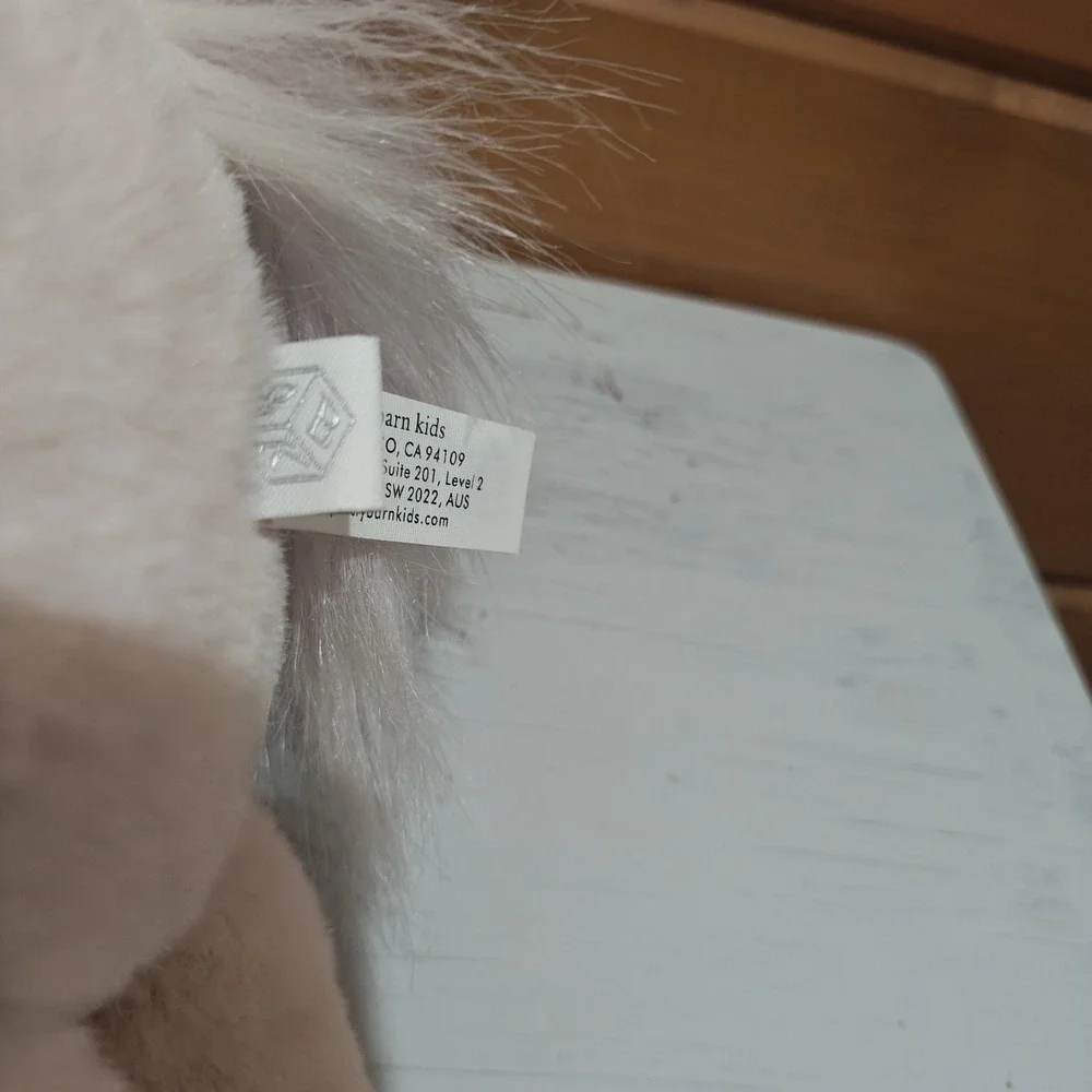 Pottery‎ Barn Kids Unicorn Pegasus Plush soft Pastel Rainbow Hair Wings F41
